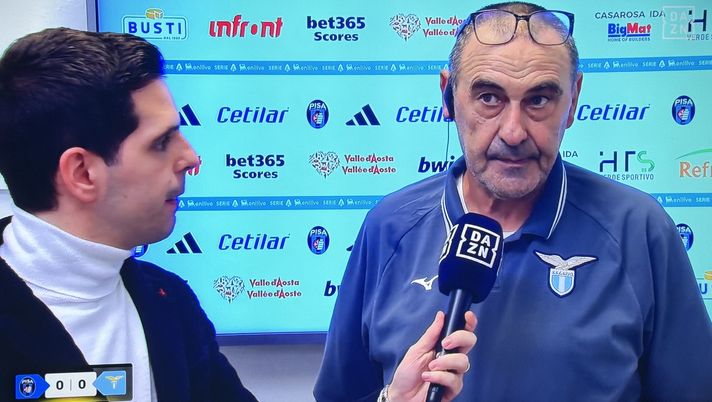 Lazio, Sarri: “Questa squadra non può fare il mio calcio, mi sto adattando” Lazio, Sarri: “Questa squadra non può fare il mio calcio, mi sto adattando” - immagine 1