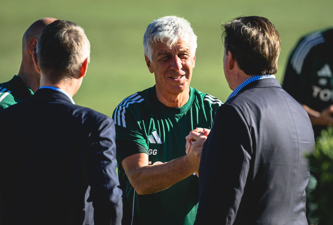 Trigoria, la seduta di allenamento sotto gli occhi di Friedkin – FOTO GALLERY- immagine 1