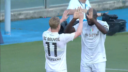 Amichevole Napoli-Girona 3-2, show di De Bruyne: doppietta e assist | VIDEO