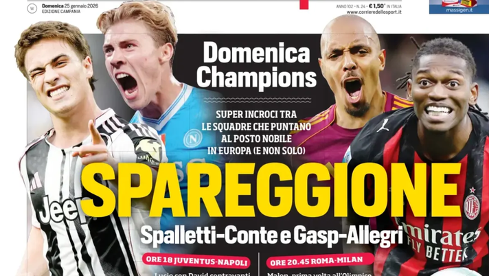 Prime pagine giornali sportivi oggi: il Napoli sui media- immagine 1