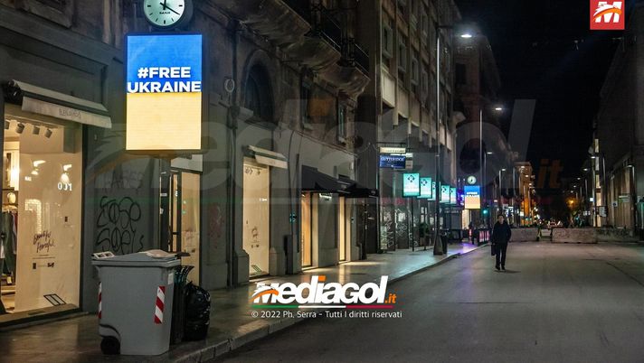 Guerra in Ucraina: a Palermo e Catania pubblicità digitale per dire no alla guerra ucraina
