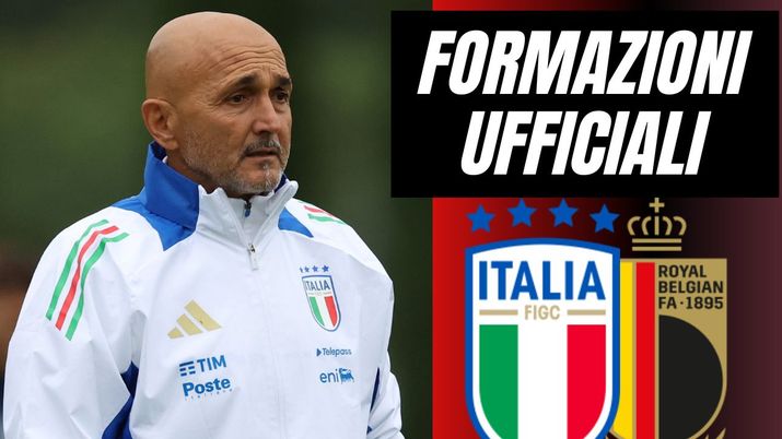 Formazioni Ufficiali Italia-Belgio