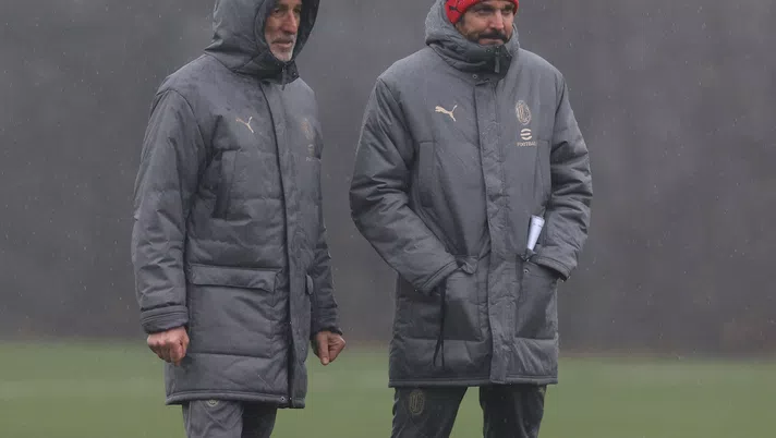 Tassotti Oddo AC Milan Futuro allenamento Milanello
