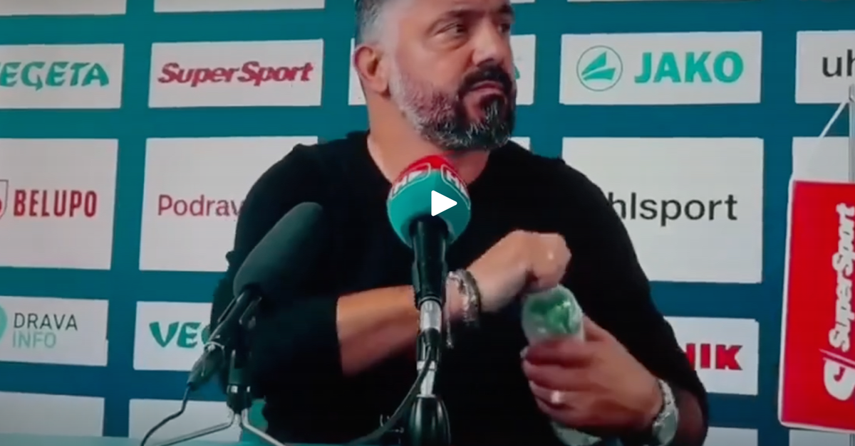 VIDEO / Gattuso, qualcosa non va! Beve dalla bottiglietta, ma…