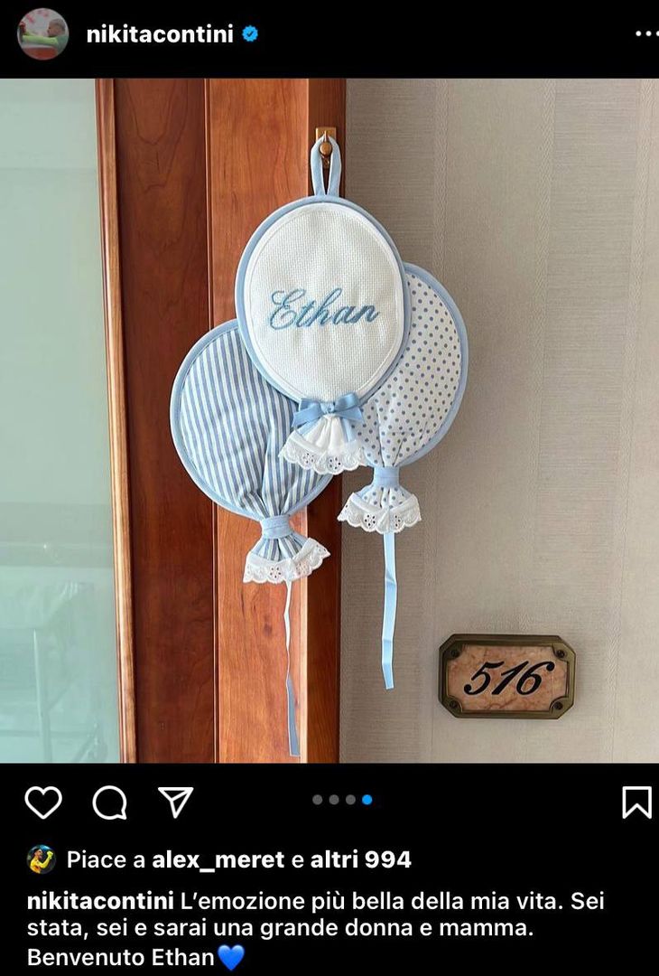 È nato Ethan, Nikita Contini è diventato papà!