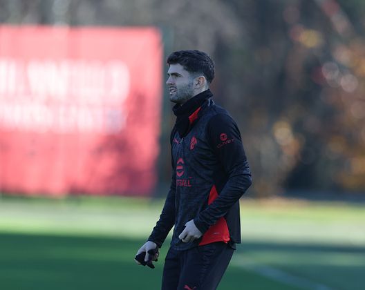 Christian Pulisic oggi a Milanello (Photo by Claudio Villa/AC Milan via Getty Images) La ripresa degli allenamenti oggi a Milanello: tutte le foto