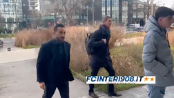 VIDEO FCIN1908 / L’arrivo di Riso in sede Inter per firmare il rinnovo di De Pieri