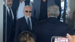 De Laurentiis è a Palazzo Petrucci per la presentazione dei ritiri del Napoli