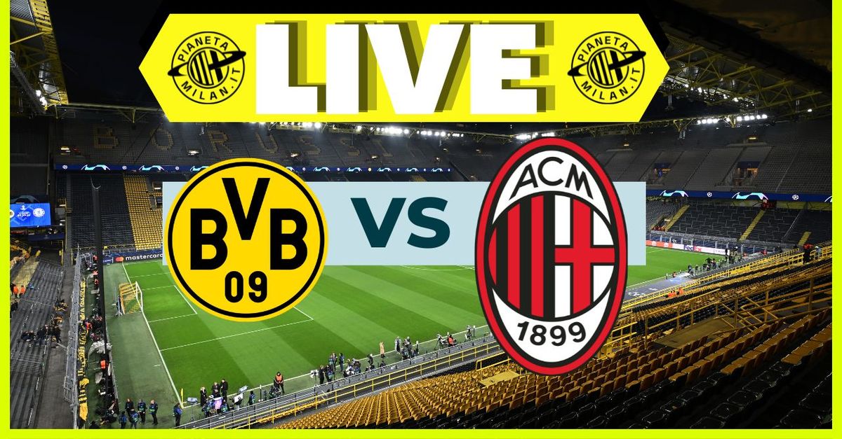 UCL – Borussia Dortmund Milan 0 0: rossoneri in difficoltà | LIVE NEWS UCL – Borussia Dortmund Milan 0 0: rossoneri in difficoltà | LIVE NEWS
