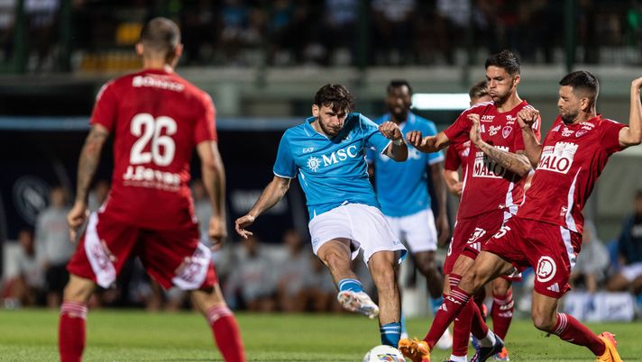 Napoli-Brest 1-0: Kvara a un passo dal raddoppio, il palo gli nega il gol - immagine 1