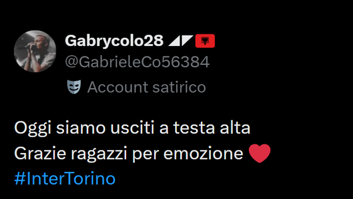 Inter-Torino 2-1, le reazioni social: “Questa sera usciamo a testa alta” - immagine 1