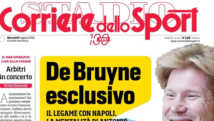 Il Napoli sui media: le prime pagine dei quotidiani di oggi- immagine 1