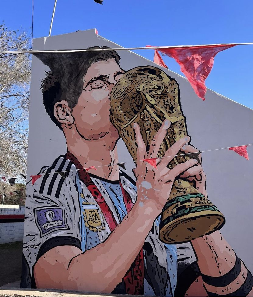 Murales per Dybala a Laguna Larga, la sua città natale. L’argentino: “Incredibile!”- immagine 2