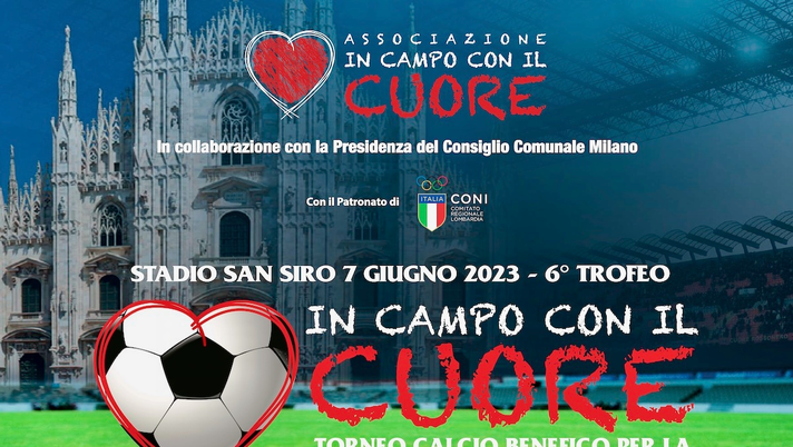 Charity Derby, stracittadina benefica a San Siro: 30 calciatori con maglie di Milan e Inter Charity Derby, stracittadina benefica a San Siro: 30 calciatori con maglie di Milan e Inter - immagine 1