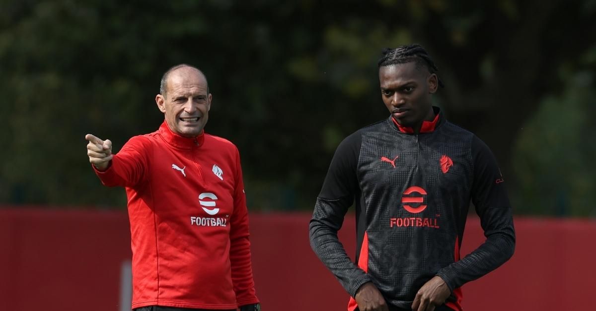 allegri tomori a disposizione ma da valutare su leao e nkunku 8230
