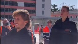 VIDEO Il Real Madrid è atterrato a Napoli, l’arrivo dei Blancos a Capodichino