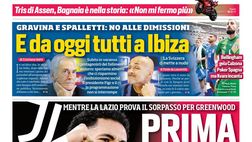 EDICOLA / CdS: Italia, e da oggi tutti a Ibiza. Juve, ora tocca a Thuram jr
