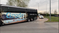 Video – L’arrivo alla Dacia Arena del pullman dell’Udinese