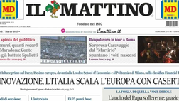 PRIMA PAGINA IL MATTINO OGGI: “Azzurri, quanti record al Maradona”