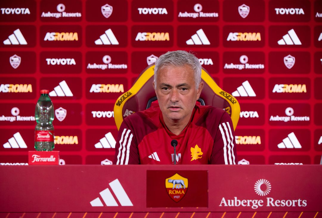 La conferenza stampa di Mourinho alla vigilia della Salernitana – FOTO GALLERY - immagine 9