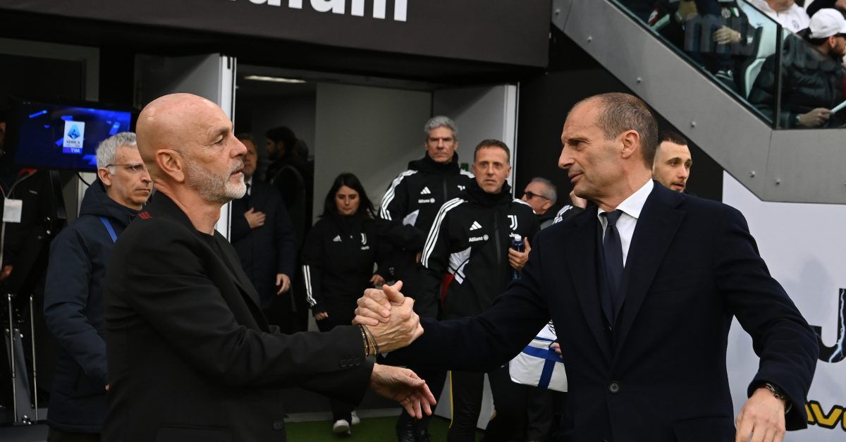 Milan-Fiorentina è Allegri contro Pioli: i due allenatori Scudetto rossoneri