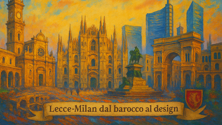 Lecce-Milan dal barocco al design: due città, due mondi che si sfidano in 90 minuti - immagine 1