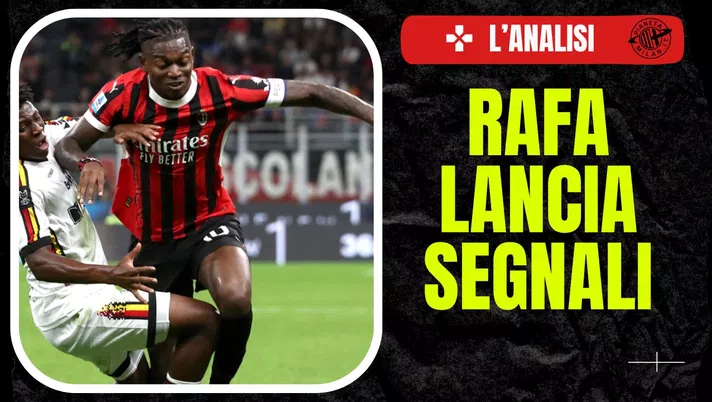 Rafael Leao AC Milan Milan-Lecce 3-0 Serie A 2024-2025