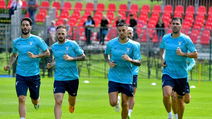 Luis Alberto, Manuel Lazzari, Matias Vecino e Alessio Romagnoli Luis Alberto, Manuel Lazzari, Matias Vecino e Alessio Romagnoli