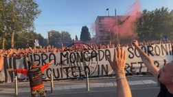 Curva Sud in protesta: “Furlani vattene, Ibra, Scaroni e Moncada seguitelo” | PM