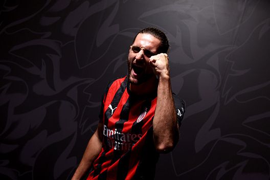 Il ruggito (Photo by Giuseppe Cottini/AC Milan via Getty Images)  Rabiot Casa Milan