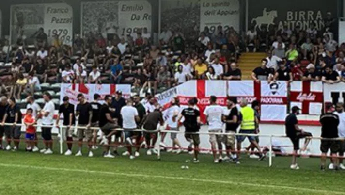 La “curva” maledetta, spunta un incidente durante i lavori. E gli ultras si fanno sentire - immagine 1