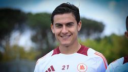 Roma, domani Dybala torna in gruppo: è a disposizione per il match con l’Inter