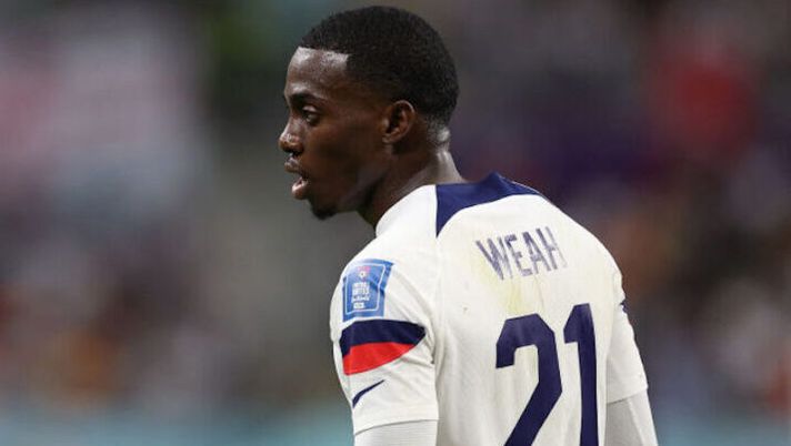 DOHA, QATAR - DECEMBER 03: Timothy Weah of United States in action during the FIFA World Cup Qatar 2022 Round of 16 match between Netherlands and USA at Khalifa International Stadium on December 03, 2022 in Doha, Qatar. (Photo by Richard Heathcote/Getty Images) Weah espulso, Ct Usa: “Decisione sciocca di Timothy, ecco com’è andata. Poi si è scusato” - immagine 1