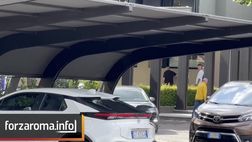 VIDEO – Mancini e Pellegrini a colloquio a Trigoria dopo l’esonero di De Rossi