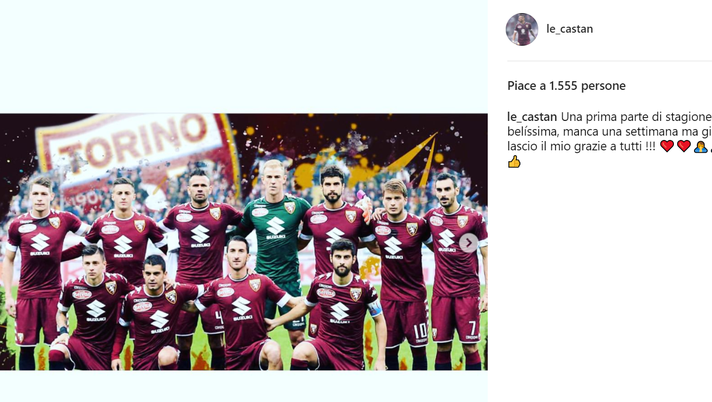 Castan, è addio: “Prima parte di stagione bellissima, grazie a tutti” - immagine 1