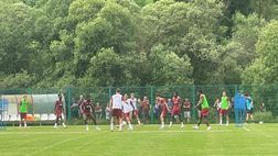 Toro, l’allenamento mattutino a Pinzolo: assenti Pellegri, Gineitis e Savva