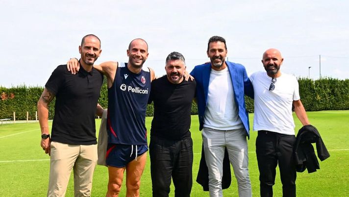 Qui Casteldebole – Gattuso, Bonucci e Buffon in visita. Differenziato per Berna - immagine 1