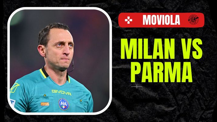 Moviola LIVE Milan-Parma Serie A 2024-2025 arbitro Abisso