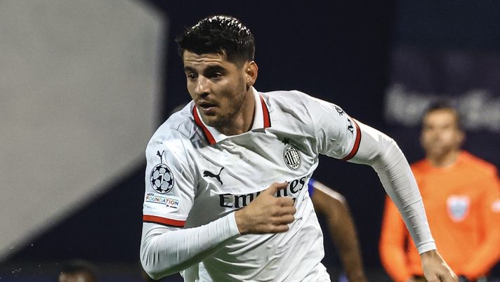Álvaro Morata AC Milan Dinamo Zagabria-Milan 2-1 Champions League 2024-2025