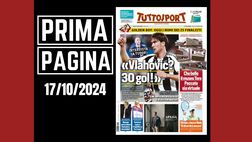 Prima pagina Tuttosport: “Tudor: ‘Vlahovic? 30 gol!’. Juve, senti Pogba”