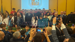 La Lazio rinnova l’impegno con “No Bulli”: presenti Lotito e Rovella – FT&VD