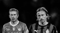 Spavalderia in bianco e nero per Napoli-Milan: scontro tra stelle! – LE FOTO