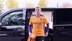 FOTO – Ecco Valentini, il primo scatto con la divisa viola