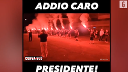 VIDEO Morte Berlusconi, l’ultimo omaggio della Curva Sud del Milan a San Siro