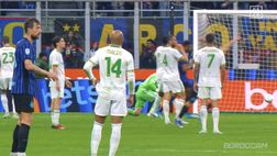 BORDOCAM – Segna Calhanoglu, guardate la reazione di Acerbi. E Hakan parla alla Nord