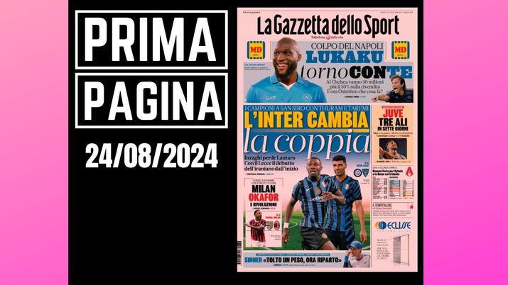 Prima pagina Gazzetta dello Sport: Milan a Parma. Okafor e rivoluzione Prima pagina Gazzetta dello Sport: Milan a Parma. Okafor e rivoluzione