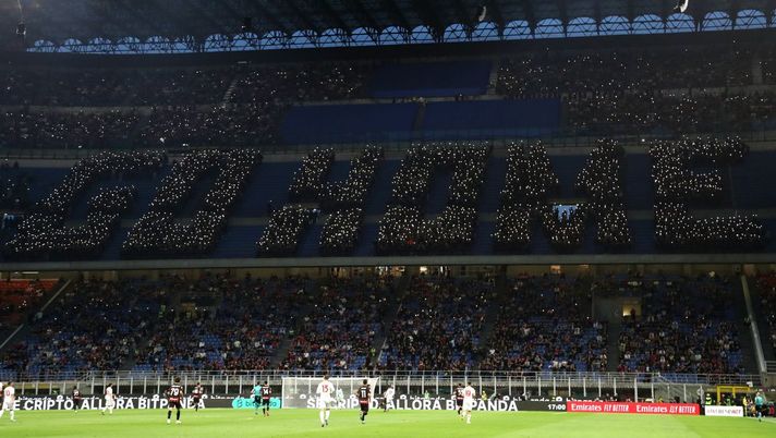 Curva Sud Milano Milan-Monza 2-0 Serie A 2024-2025