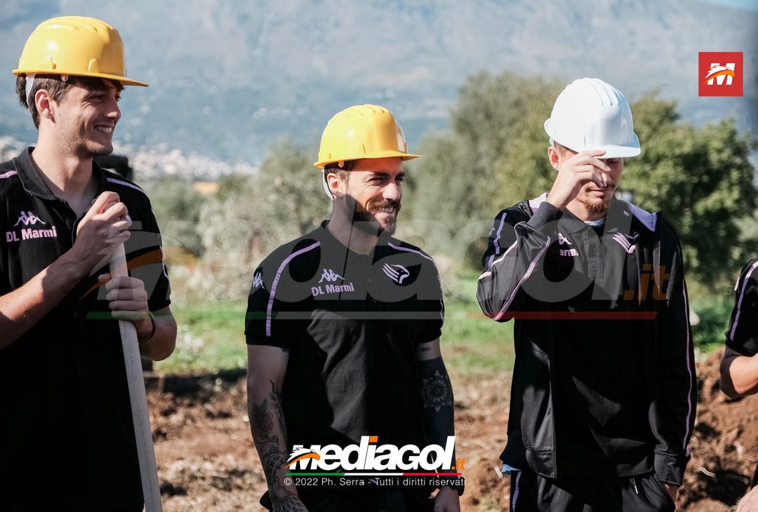 FOTO Centro sportivo, iniziano i lavori a Torretta (GALLERY) - immagine 45