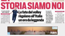 PRIMA PAGINA IL CORRIERE DELLO SPORT OGGI: “La storia siamo noi!”