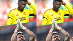 Il Daily Mail sfotte Onana: “Clean sheet di ottobre: Olivier Giroud 1, André Onana 0”